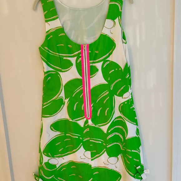 Lilly Pulitzer Green and White Mini Dress - Picture 5 of 8